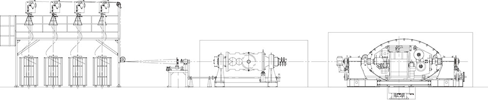 JSH雙節距束絞機